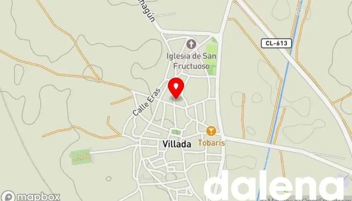 mapa de Casa Isa Tienda de alimentación en Villada