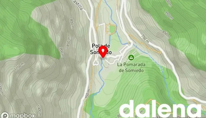 mapa de Casa Seni Tienda de regalos en Pola de Somiedo