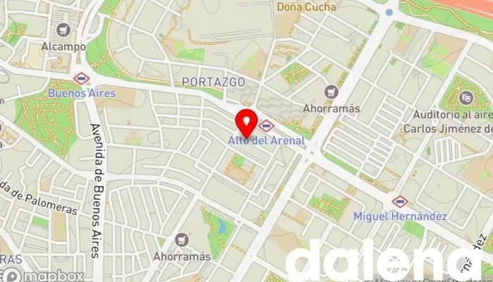 mapa de Cashahorro Express Supermercado en Madrid