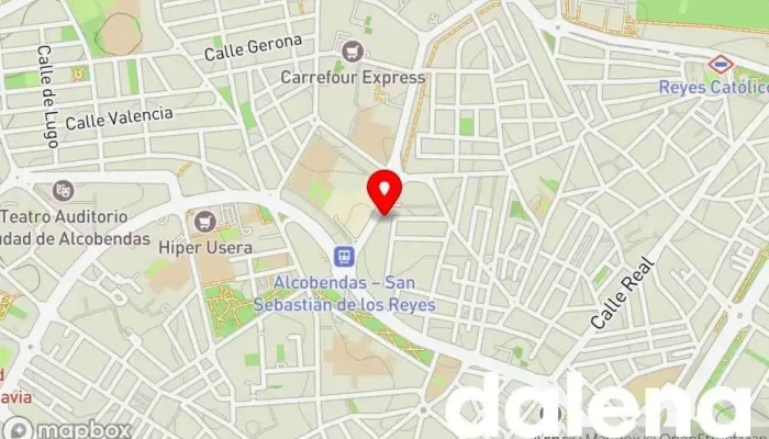 mapa de CASTELUL - Magazin Românesc Tienda de alimentación en San Sebastián de los Reyes