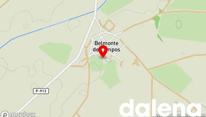 mapa de Castillo de Belmonte de Campos Castillo en Belmonte de Campos