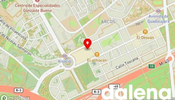 mapa de Centro Comercial Las Rosas Centro comercial, Banco, Tienda de ropa, Restaurante de comida rápida, Mercado de alimentos frescos, Hipermercado, Óptica, Farmacia, Zapatería, Proveedor de servicios de telecomunicaciones en Madrid