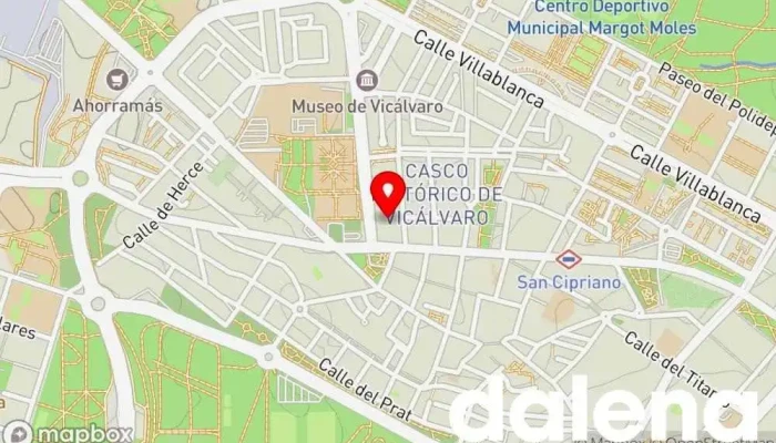 mapa de Centro Comercial Vicálvaro Centro comercial en Madrid