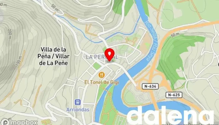mapa de Coffee to go Tienda de alimentación en Arriondas