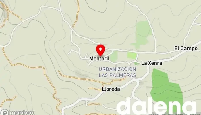 mapa de Comercial Alonso Tienda de alimentación, Ferretería, Supermercado, Estanco en Monteril