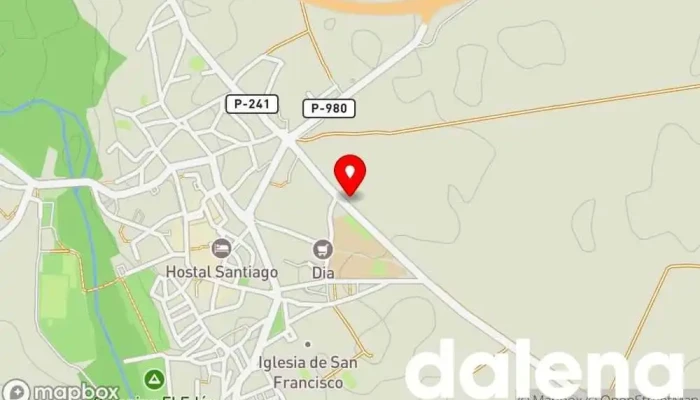 mapa de Comercial Antolín Antolín Mercado de productos agrícolas en Palencia