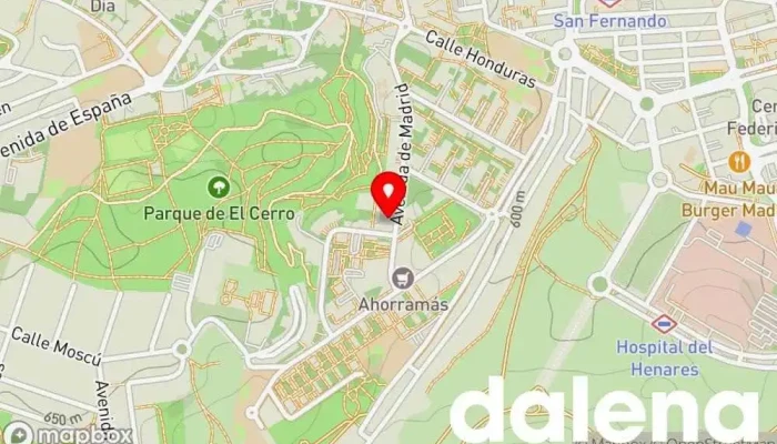 mapa de Comercio Supermercado en Coslada