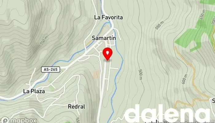 mapa de Confitería - Restaurante La Tevergana Restaurante, Cafetería, Tienda de postres en San Martín