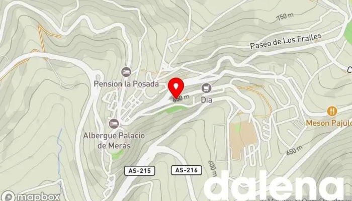 mapa de Congelados las Delicias Tienda de alimentación en Tineo