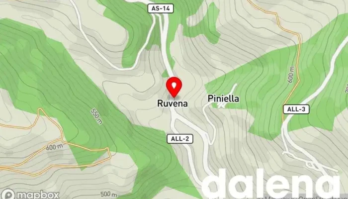 mapa de Cooperativa Agrícola Allandesa Supermercado, Ferretería en Riovena