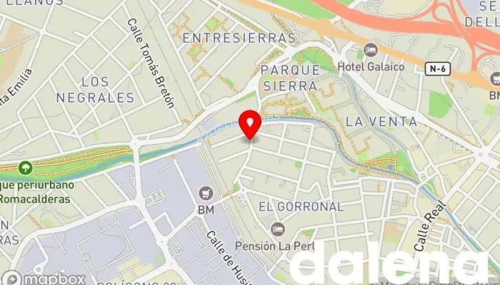 mapa de Corimar Supermercado en Collado Villalba