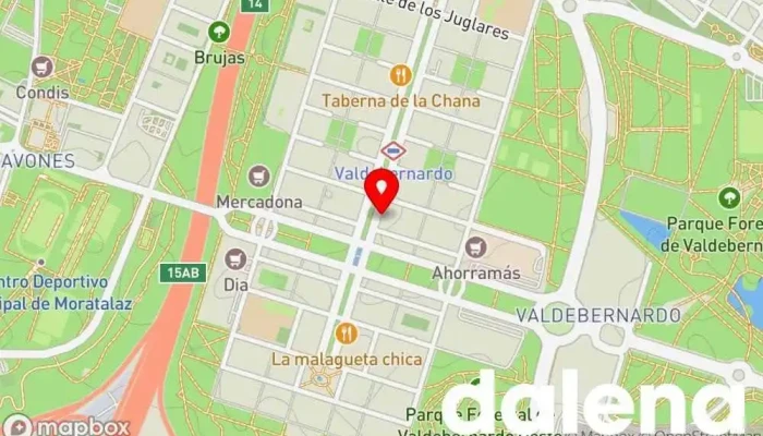 mapa de Coviran Tienda de alimentación en Madrid