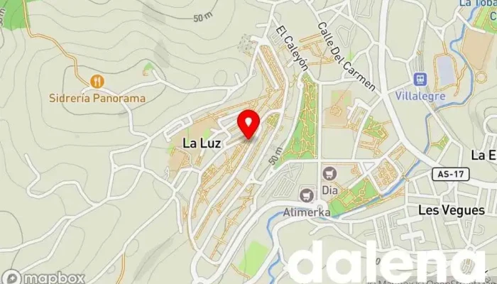 mapa de Coviran Supermercado en Avilés