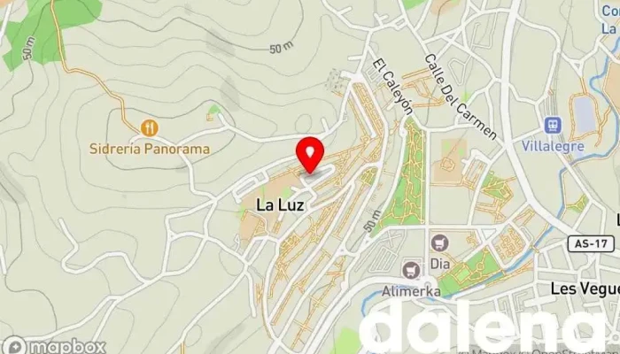 mapa de Coviran Supermercado en Avilés