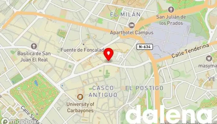 mapa de Coviran Supermercado, Tienda de alimentación en Oviedo
