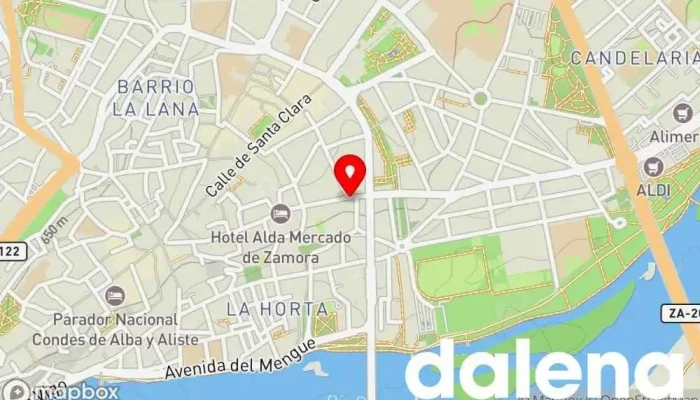 mapa de Coviran Supermercado en Zamora