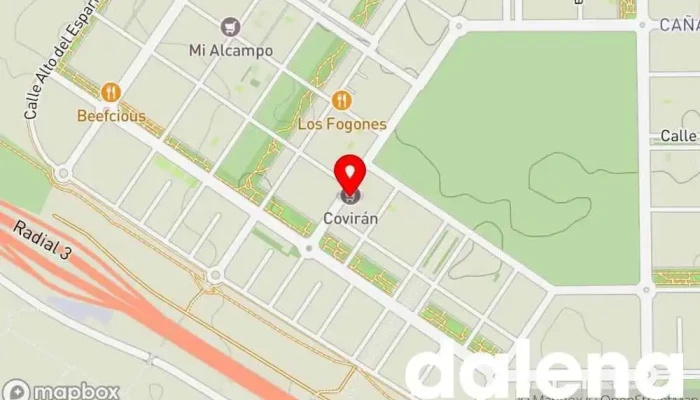 mapa de Covirán Plus Supermercado en Madrid