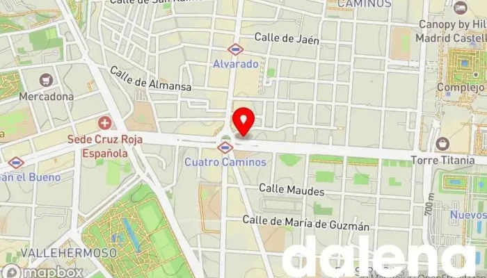 mapa de Day Market Tienda de alimentación, Supermercado en Madrid