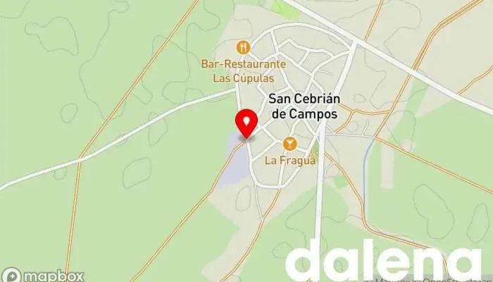 mapa de Delicatessen Mavimar/Fabricantes de productos Gourmet Tienda de alimentación en San Cebrián de Campos