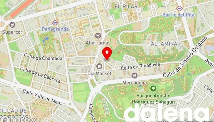 mapa de Detergentes ecológicos Tienda de alimentación en Madrid