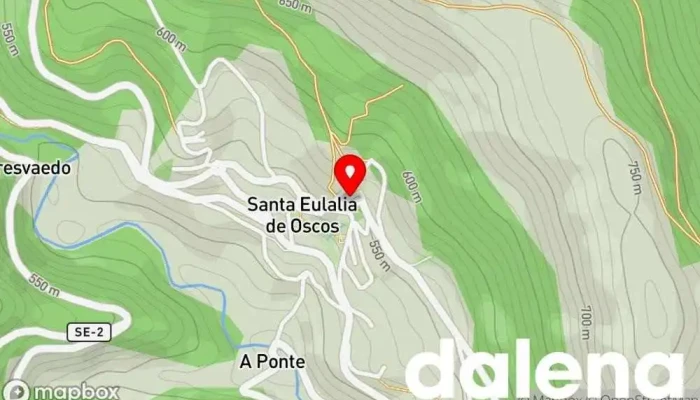 mapa de Dia Supermercado en Santa Eulalia de Oscos