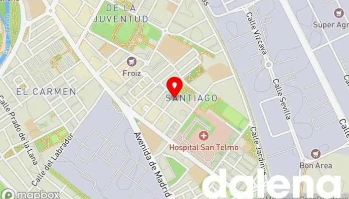 mapa de Dilan Tienda de alimentación en Palencia