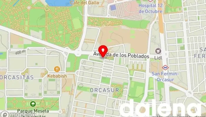mapa de Ecodrog Supermercado en Madrid