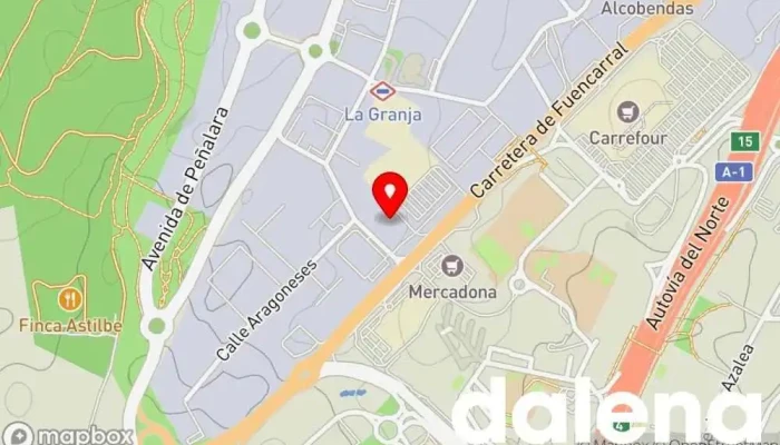 mapa de Ecooperativas Supermercado en Alcobendas