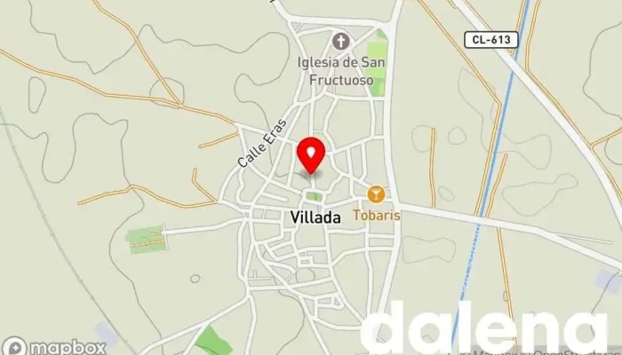 mapa de el Gabilucho Tienda de alimentación en Villada
