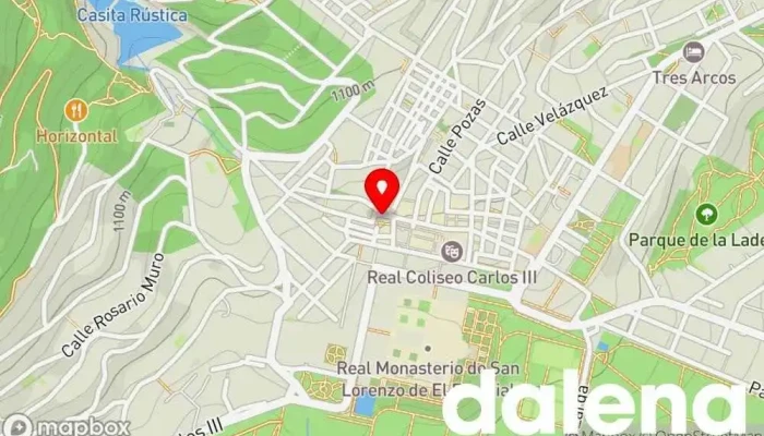 mapa de EL GRANERO DE TINA Tienda de alimentos orgánicos en San Lorenzo de El Escorial