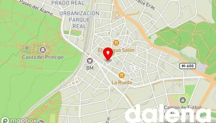 mapa de El horno de Delys Tienda de delicatessen en El Escorial