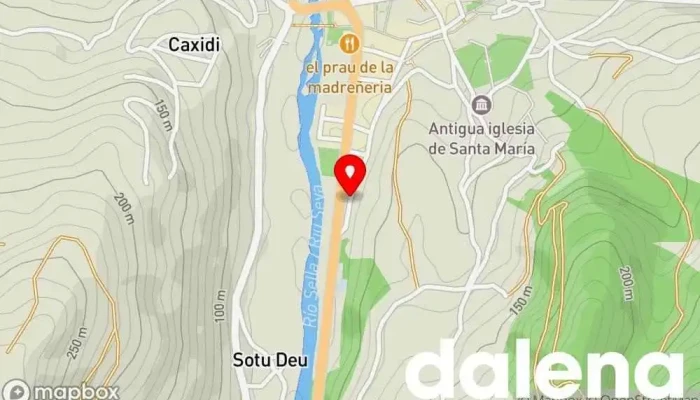 mapa de El Obrador de Lali Tienda de alimentación en Cangas de Onís