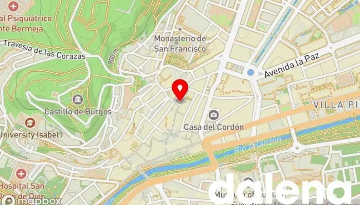mapa de El Pez de San Lorenzo Bar de tapas, Tienda de alimentación en Burgos
