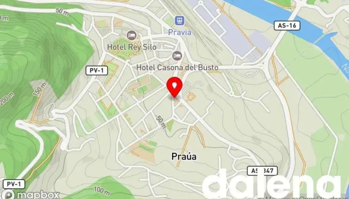 mapa de El punto plus Pravia Tienda de alimentación en Pravia