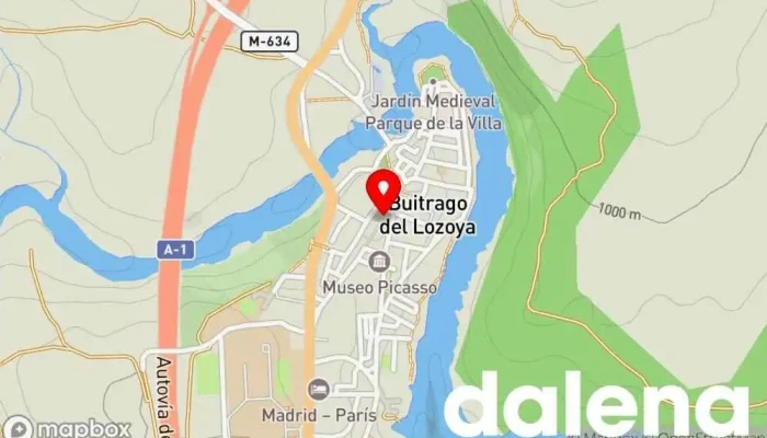 mapa de El Teleno Alimentación Carnicería en Buitrago del Lozoya