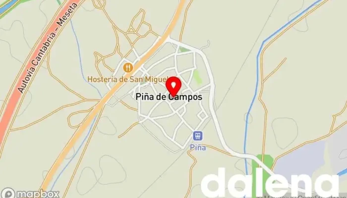 mapa de Elena López García Tienda de alimentación en Piña de Campos