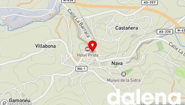 mapa de En Su Punto Tienda de alimentación en Nava