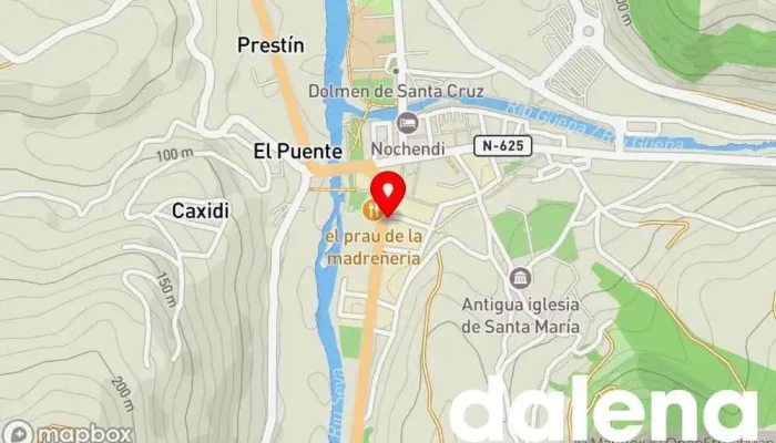 mapa de Ensupunto cangas de onis Frutería en Cangas de Onís
