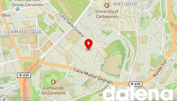 mapa de EnSuPunto Supermercado, Tienda de alimentación en Oviedo