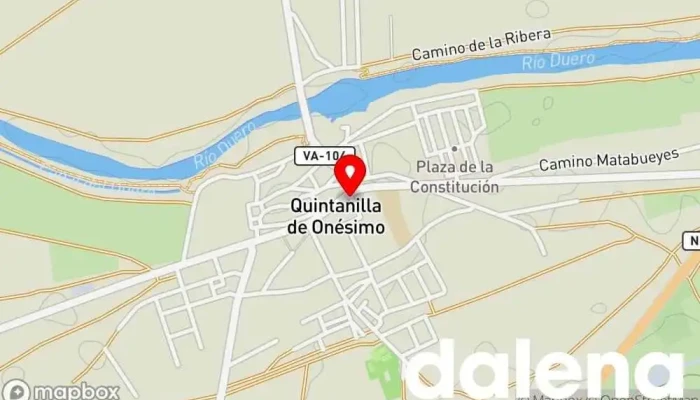 mapa de EROSKI Supermercado en Quintanilla de Onésimo