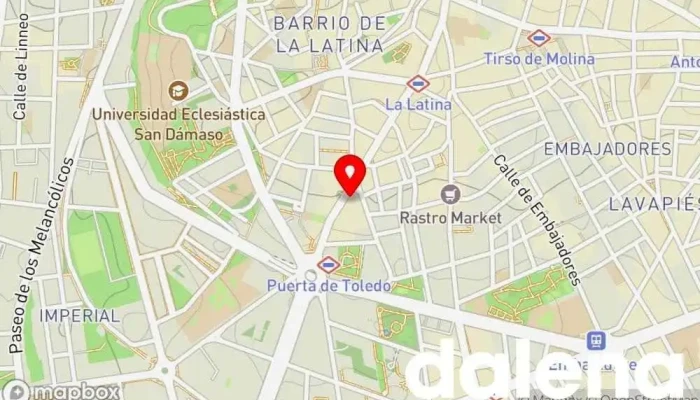 mapa de EROSKI Supermercado en Madrid