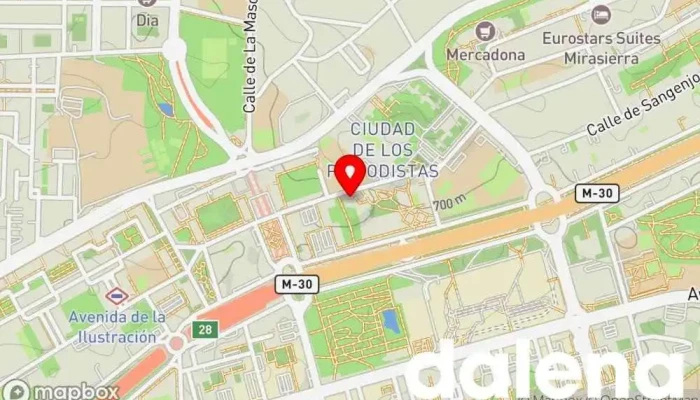 mapa de EROSKI Supermercado en Madrid