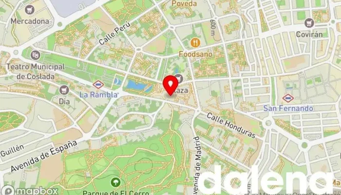 mapa de Establecimentos Plaza Supermercado en Coslada