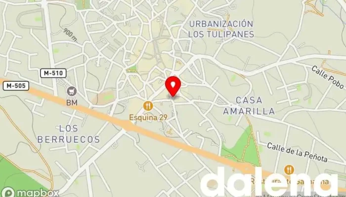 mapa de Estrella del Rif El Houciema Supermercado en Galapagar