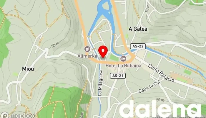 mapa de EUROCADENA MULTIPRODUCTOS Tienda de artículos para el hogar en Vegadeo