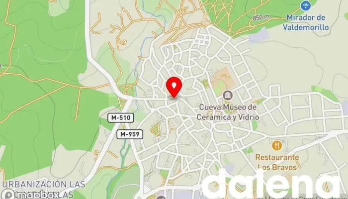 mapa de Expendeduria Número 1 Estanco en Valdemorillo