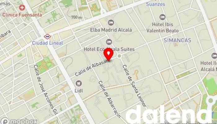 mapa de Ferjama S.A. Supermercado en Madrid