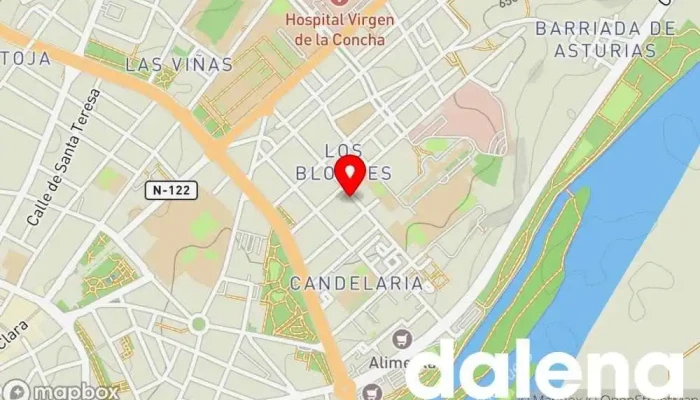 mapa de Frutas Conde Frutería en Zamora