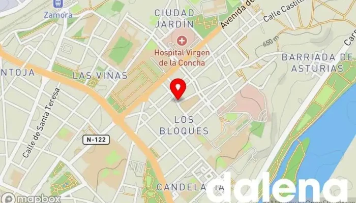 mapa de Frutas Esther Tienda de alimentación en Zamora