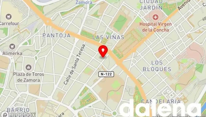 mapa de Frutería Belén Frutería en Zamora